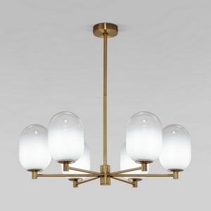 Изображение товара Потолочная люстра на штанге Eurosvet Loona 60161/6 латунь