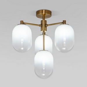 Изображение товара Потолочная люстра на штанге Eurosvet Loona 60161/4 латунь