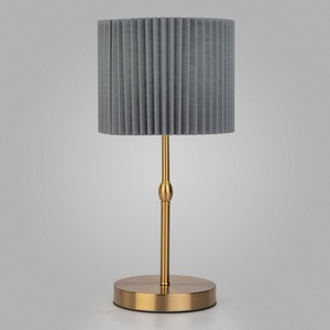 Изображение товара Настольная лампа с выключателем Eurosvet Notturno 01162/1 латунь