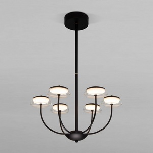 Изображение товара Потолочная люстра на штанге Eurosvet Fungo 50388 LED черный