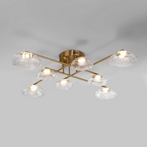 Изображение товара Потолочная люстра Eurosvet Ripple 50389 LED латунь