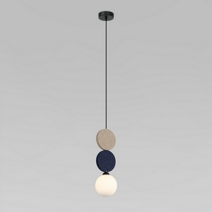 Изображение товара Подвесной светильник Eurosvet Olaf 40074/1 синий в форме шара