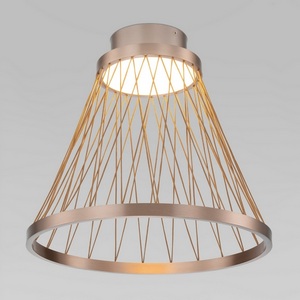 Изображение товара Потолочный светильник круглый Eurosvet Cesta 40018/1 LED коричневый