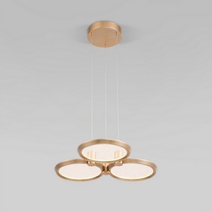 Изображение товара Подвесной светодиодный светильник Eurosvet Crespella 90034/3 золото