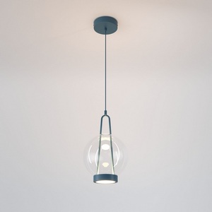 Изображение товара Потолочный светильник подвесной шириной 20 см Eurosvet Frasco 50267/1 LED синий