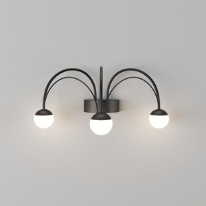 Изображение товара Настенный светильник светодиодный шарики Eurosvet Ragno 90031/3 черный (a070274)