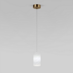Изображение товара Подвесной светильник Eurosvet Marba 304052 алебастр/латунь