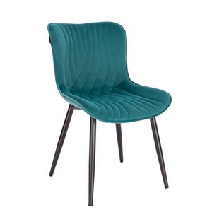 Изображение товара Обеденный стул для кухни с мягкой спинкой Everprof Aqua ткань темно-зеленый
