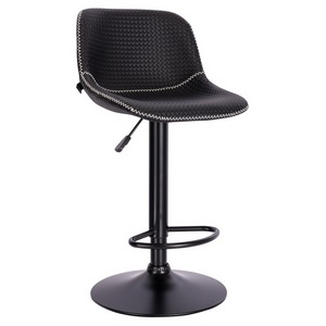 Изображение товара Барный стул Everprof Smile Black Экокожа Черный