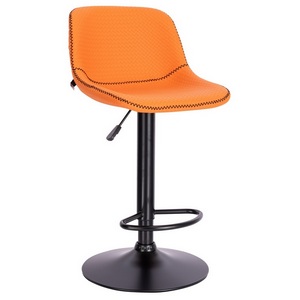 Изображение товара Барный стул Everprof Smile Black Экокожа Оранжевый