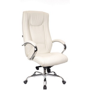 Изображение товара Кресло компьютерное на колесиках для руководителя экокожа кремовый Everprof EP-argo m eco beige