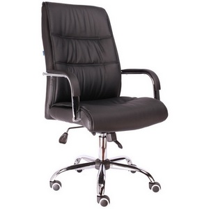 Изображение товара Стул для офиса руководителя с низкой спинкой (экокожа/черный) Everprof EC-333A PU Black