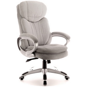 Изображение товара Стул для офиса компьютерный для дома для руководителя ткань серый Everprof EР-098 Fabric Grey