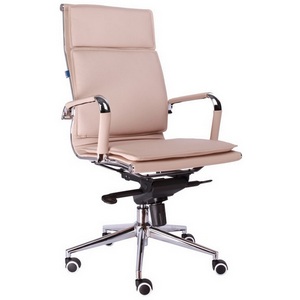 Изображение товара Стул для офиса руководителяв с нагрузкой 120 кг Nerey экокожа Everprof EC-06Q PU Beige