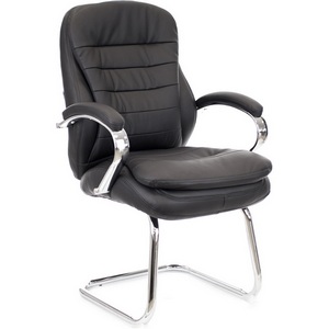 Изображение товара Стул для офиса руководителяв с мягкими подлокотниками Everprof Valencia CF (экокожа/черный)