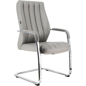 Изображение товара Премиум кресло черное с нагрузкой до 150 кг Everprof Tokyo CF экокожа серый