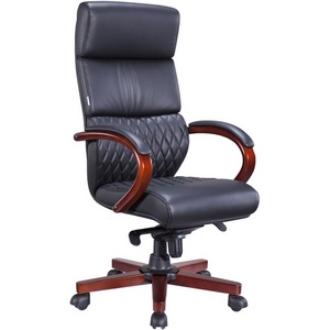 Изображение товара Компьютерное кресло для руководителя President Кожа Черный Everprof EP 101 W Leather Black