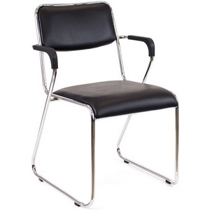 Изображение товара Компьютерное кресло Everprof Fix Plus Chrome Экокожа Черный