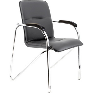 Изображение товара Кресло Everprof Samba Wood CF Экокожа Черный арт.EP_Samba_WOOD_CF_PG Black