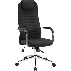 Изображение товара Стул для офиса руководителя с регулировкой высоты сиденья Everprof EP-710 ткань черный EP-710 F Black