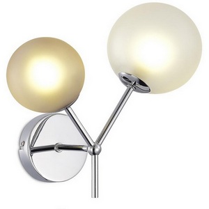 Изображение товара Бра Evoluce Malte SLE1107-101-02 Хром/Белый, Серый G9 2*5W шарики