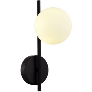 Изображение товара Бра Evoluce Enkel SLE1193-401-01 Черный/Белый G9 1*5W в форме шара