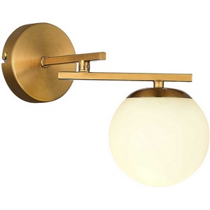 Изображение товара Бра Evoluce SLE1195 SLE1195-301-01 Латунь/Белый E14 1*40W в форме шара
