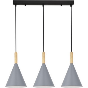 Изображение товара Светильник подвесной Evoluce Arket SLE1255-413-03 Черный/Серый E27 3*40W