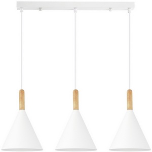 Изображение товара Светильник подвесной Evoluce Arket SLE1255-503-03 Белый/Белый E27 3*40W