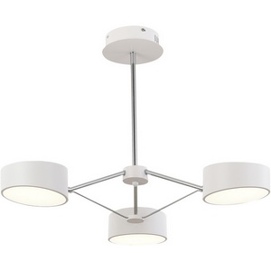 Изображение товара Люстра потолочная с пультом на 3 лампочки с пультом управления на штанге Evoluce Valle SLE6005-502-03