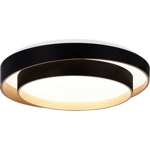 Изображение товара Потолочный светильник круглый Evoluce Crosby SLE6009-402-01 Черный/Белый LED 1*50W 3000K/4000K/6000K