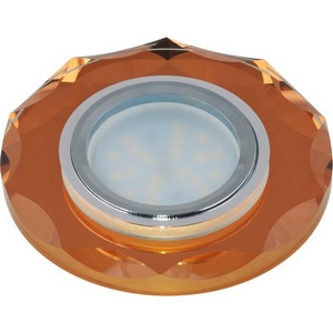 Изображение товара Встраиваемый светильник круглый DLS-P105 GU5.3 CHROME/BRONZE Fametto Peonia