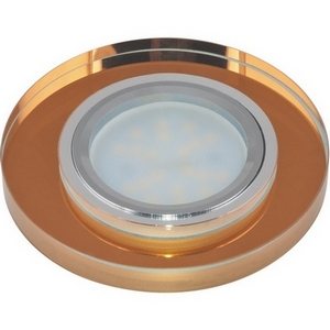 Изображение товара Встраиваемый светильник круглый DLS-P106 GU5.3 CHROME/BRONZE Fametto Peonia