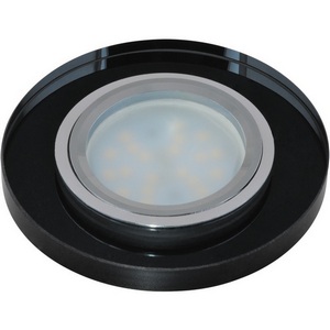 Изображение товара Встраиваемый светильник круглый DLS-P106 GU5.3 CHROME/BLACK Fametto Peonia
