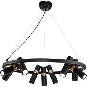 Изображение товара Люстра led подвесная с черным плафоном Favourite Light point 2997-9P