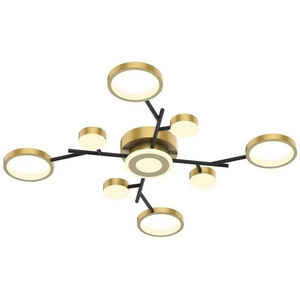 Изображение товара Потолочная люстра на штанге светодиодная с ПДУ F-Promo Hybrid 4686-9C