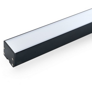 Изображение товара Профиль накладной для светодиодной ленты Feron 10369 "Линии света" черный CAB256