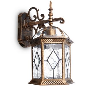 Изображение товара Настенный светильник уличный в виде фонаря IP44 Feron Витраж 11335