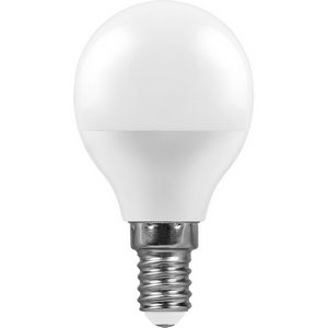 Изображение товара Лампочка светодиодная груша E14 7W 4000K 560lm Feron 25479