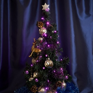 Изображение товара Светодиодная гирлянда Feron CL05 32308 линейная 220V розовый c питанием от сети