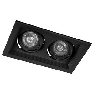 Изображение товара Потолочный светильник прямоугольный с черным плафоном Feron 32442