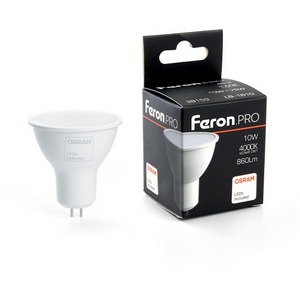 Изображение товара Лампочка рефлекторная Feron 38159 PRO LB-1610 MR16 G5.3 10W 4000K