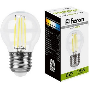 Изображение товара Светодиодная лампа Feron LB-515 38253 E27 15W 4000K нейтральный свет