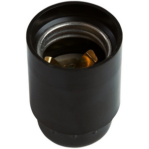 Изображение товара Патрон Feron LH81 41040 Е27, карболит, латунь, черный