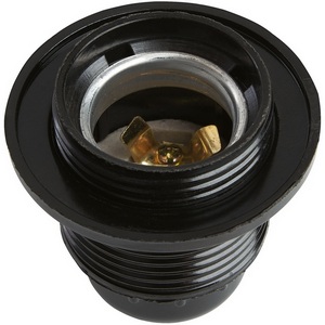 Изображение товара Патрон Feron LH82 41041 Е27 с кольцом, карболит, латунь, черный