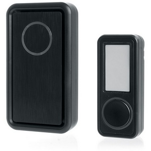 Изображение товара Звонок дверной беспроводной Электрический мелодий с питанием от батареек IP44 Feron E-379 41436