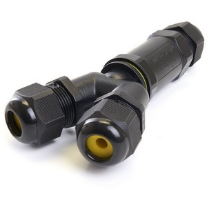 Изображение товара Соединитель-коннектор для проводов LD522/LD529, 3-контактный, водонепроницаемый (клемма 3pin) Feron LD522/LD529 41461