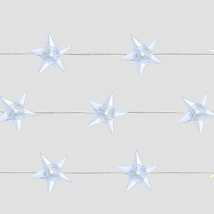 Изображение товара Гирлянда светодиодная led статичная линейная Feron CL572 41648 Звездочки, 4,5м USB 5000K