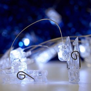 Изображение товара Гирлянда светодиодная led статичная линейная Feron CL574 41653 Прищепки, 4,5м USB 5000K