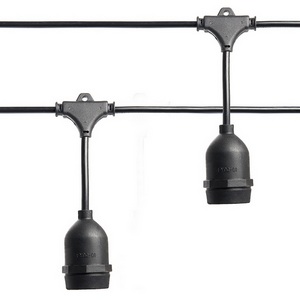 Изображение товара Гирлянда Feron 41826 CL50-13-1 Евро Белт-лайт на подвесах черный IP65 13м